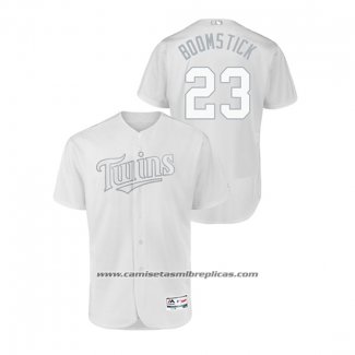 Camiseta Beisbol Hombre Minnesota Twins Nelson Cruz 2019 Players Weekend Autentico Blanco