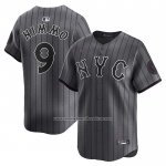 Camiseta Beisbol Hombre New York Mets Brandon Nimmo Limited Negro