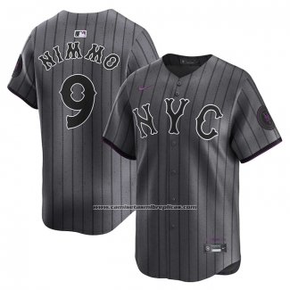 Camiseta Beisbol Hombre New York Mets Brandon Nimmo Limited Negro
