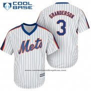 Camiseta Beisbol Hombre New York Mets Curtis Granderson Cool Base Blanco
