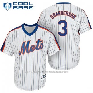 Camiseta Beisbol Hombre New York Mets Curtis Granderson Cool Base Blanco