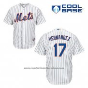 Camiseta Beisbol Hombre New York Mets Keith Hernandez 17 Blanco Primera Cool Base