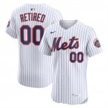 Camiseta Beisbol Hombre New York Mets Retired Roster Elite Primera Blanco