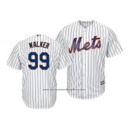 Camiseta Beisbol Hombre New York Mets White Taijuan Walker Cool Base Cool Base