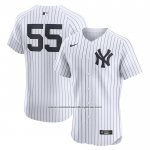 Camiseta Beisbol Hombre New York Yankees Carlos Rodon Primera Elite Blanco