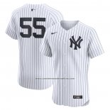 Camiseta Beisbol Hombre New York Yankees Carlos Rodon Primera Elite Blanco