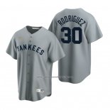 Camiseta Beisbol Hombre New York Yankees Joely Rodriguez Cooperstown Collection Road Gris