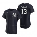 Camiseta Beisbol Hombre New York Yankees Joey Gallo Autentico Alterno Azul