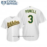 Camiseta Beisbol Hombre Oakland Athletics Boog Powell Cool Base Primera Blanco