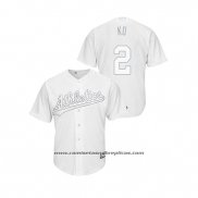 Camiseta Beisbol Hombre Oakland Athletics Khris Davis 2019 Players Weekend Replica Blanco