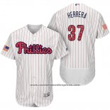 Camiseta Beisbol Hombre Philadelphia Phillies 2017 Estrellas y Rayas Odubel Herrera Blanco Flex Base