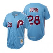 Camiseta Beisbol Hombre Philadelphia Phillies Alec Bohm Autentico Cooperstown Collection Azul