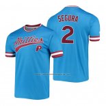 Camiseta Beisbol Hombre Philadelphia Phillies Jean Segura Cooperstown Collection Stitches Azul