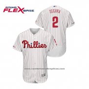 Camiseta Beisbol Hombre Philadelphia Phillies Jean Segura Flex Base Blanco