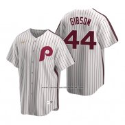 Camiseta Beisbol Hombre Philadelphia Phillies Kyle Gibson Cooperstown Collection Primera Blanco