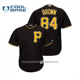 Camiseta Beisbol Hombre Pittsburgh Pirates Antonio Brown Cool Base Crossover Negro