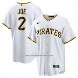Camiseta Beisbol Hombre Pittsburgh Pirates Connor Joe Primera Replica Blanco