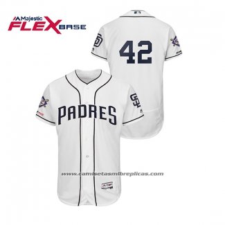 Camiseta Beisbol Hombre San Diego Padres 2019 Jackie Robinson Day Flex Base Blanco