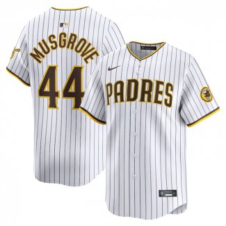 Camiseta Beisbol Hombre San Diego Padres Joe Musgrove Primera Limited Blanco