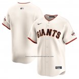 Camiseta Beisbol Hombre San Francisco Giants Primera Limited Crema