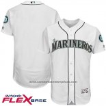Camiseta Beisbol Hombre Seattle Mariners Blanco Hispanic Heritage Flex Base