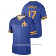 Camiseta Beisbol Hombre Seattle Mariners Mitch Haniger Cooperstown Collection Legend Azul