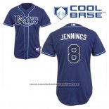 Camiseta Beisbol Hombre Tampa Bay Rays Desmond Jennings 8 Alterno Cool Base Azul