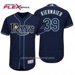 Camiseta Beisbol Hombre Tampa Bay Rays Kevin Kiermaier Flex Base Autentico Collezione Alterno Azul