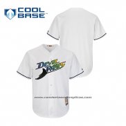 Camiseta Beisbol Hombre Tampa Bay Rays Turn Back The Clock Cool Base Blanco