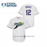 Camiseta Beisbol Hombre Tampa Bay Rays Wade Boggs Turn Back The Clock Cool Base Blanco