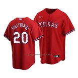 Camiseta Beisbol Hombre Texas Rangers Mike Foltynewicz Replica Alterno Rojo