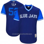 Camiseta Beisbol Hombre Toronto Blue Jays 2017 Little League World Series Ryan Tepera Azul