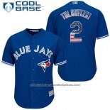 Camiseta Beisbol Hombre Toronto Blue Jays Aaron Hill Cool Base