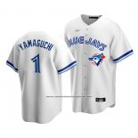 Camiseta Beisbol Hombre Toronto Blue Jays Shun Yamaguchi Cooperstown Collection Primera Blanco