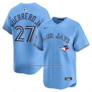 Camiseta Beisbol Hombre Toronto Blue Jays Vladimir Guerrero Jr Alterno Limited Azul Claro