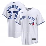 Camiseta Beisbol Hombre Toronto Blue Jays Vladimir Guerrero Jr Primera Replica Blanco