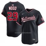 Camiseta Beisbol Hombre Washington Nationals James Wood Alternate Limited Azul