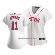 Camiseta Beisbol Mujer Boston Red Sox Rafael Devers 2021 Replica Blanco