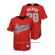 Camiseta Beisbol Nino All Star Nolan Arenado 2018 Home Run Derby National League Rojo