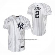 Camiseta Beisbol Nino New York Yankees Derek Jeter Primera Game Blanco